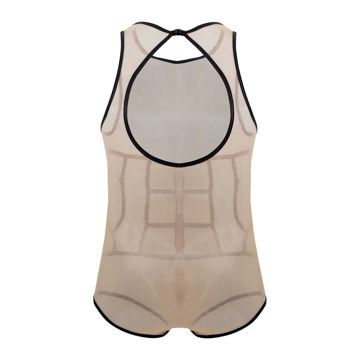 CandyMan Tulle Bodysuit - Beige