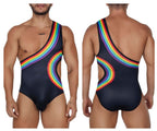 CandyMan Rainbow Bodysuit - Black