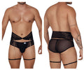 CandyMan Garter Briefs Two Piece Set - Black