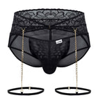 CandyMan Garter Briefs Two Piece Set - Black