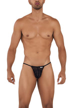 CandyMan Micro Lace Jockstrap - Black