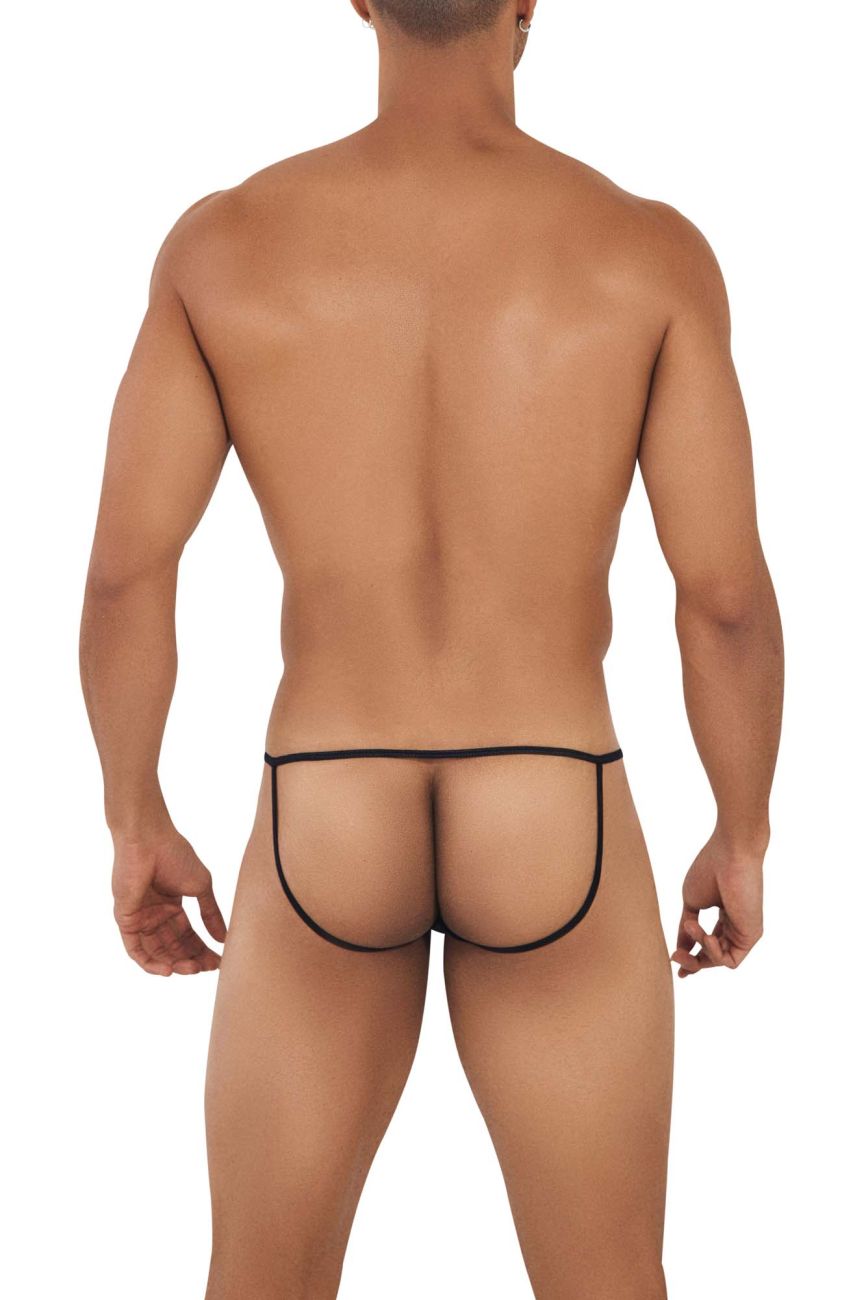 CandyMan Micro Lace Jockstrap - Black