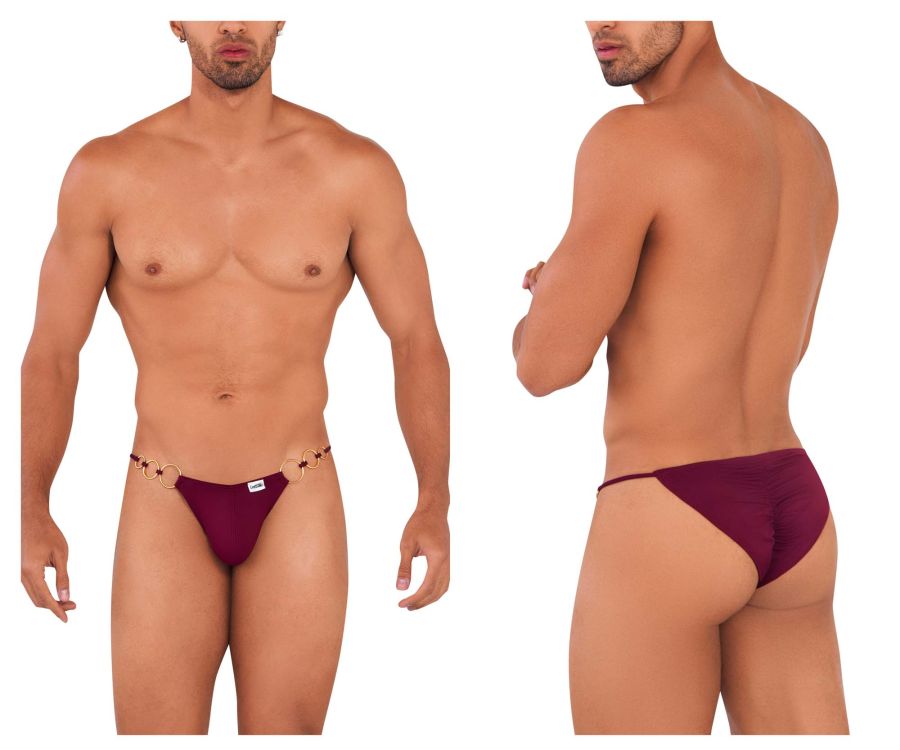 CandyMan Holes in One Bikini - Burgundy