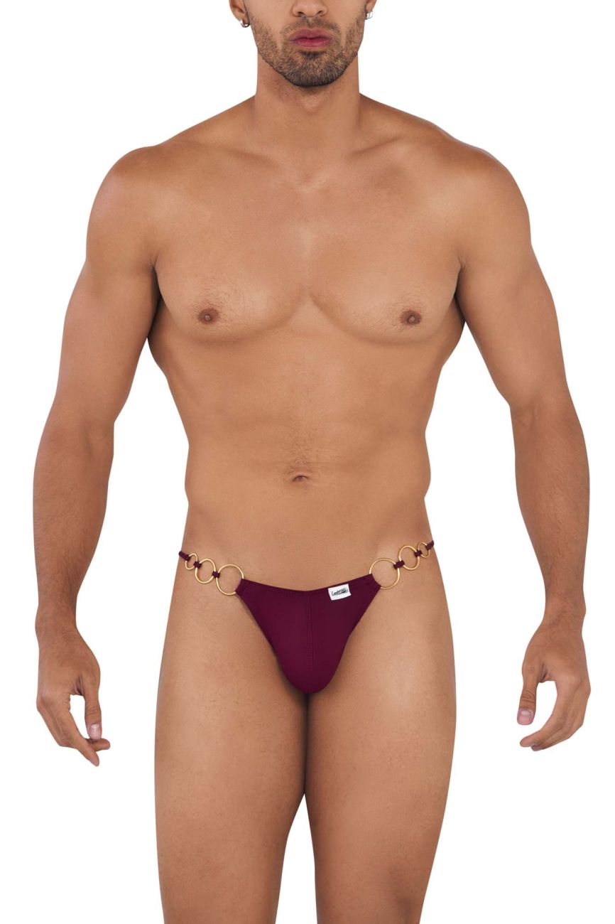 CandyMan Holes in One Bikini - Burgundy