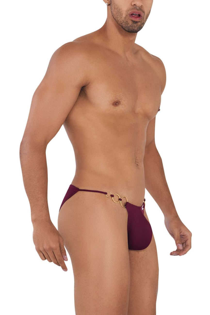CandyMan Holes in One Bikini - Burgundy