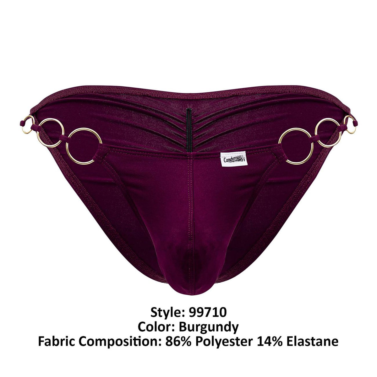 CandyMan Holes in One Bikini - Burgundy