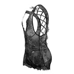 CandyMan Lace Bodysuit - Black