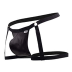 CandyMan Garter Jockstrap - Black