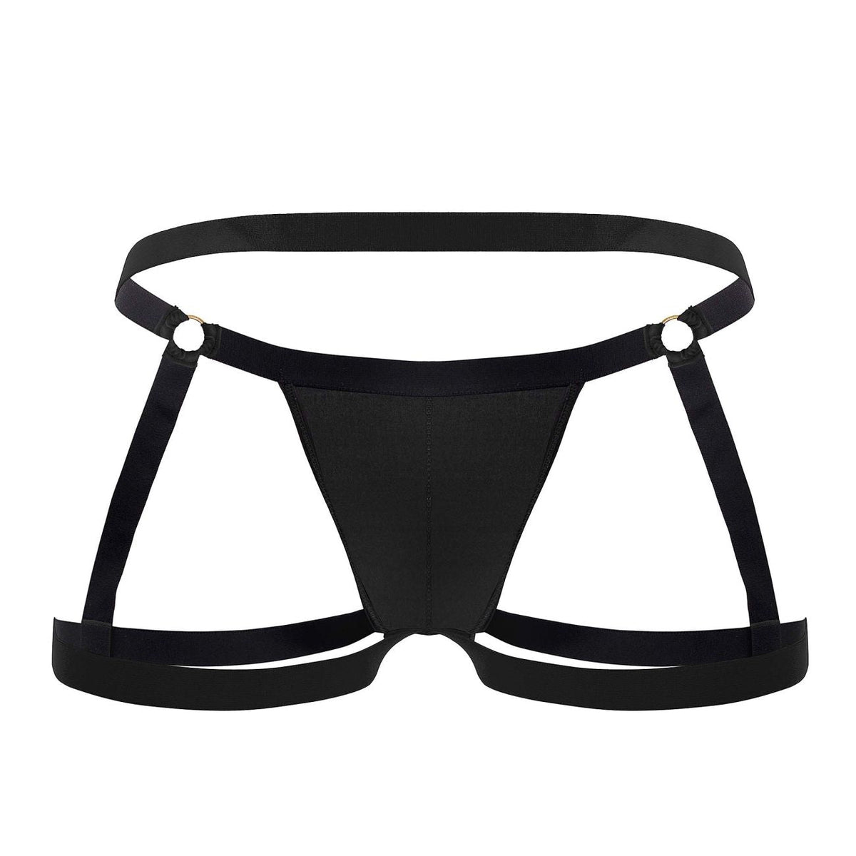 CandyMan Garter Jockstrap - Black