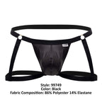 CandyMan Garter Jockstrap - Black