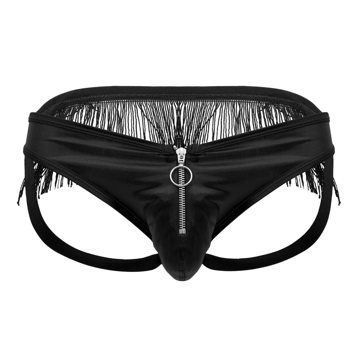 CandyMan Fringe Jockstrap - Black