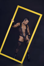 CandyMan Gladiator Bodysuit - Black