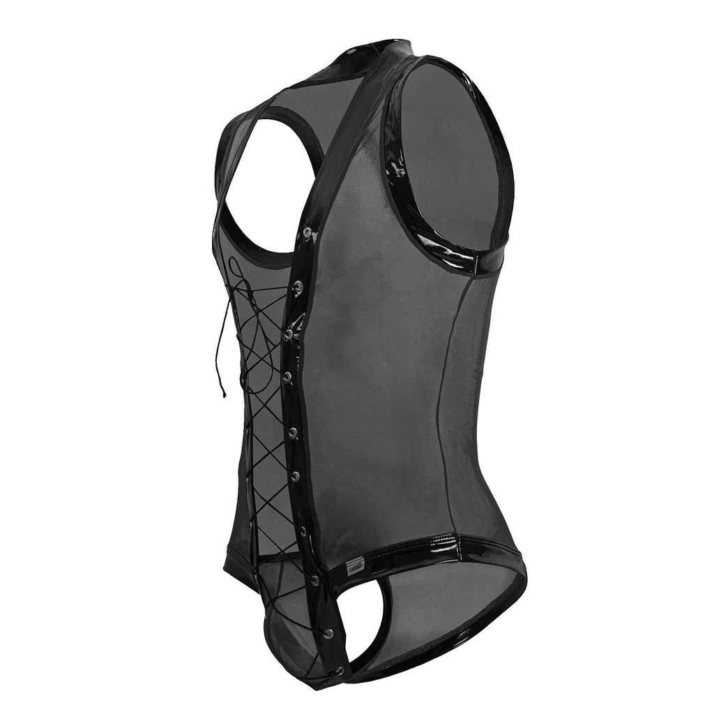 CandyMan Gladiator Bodysuit - Black