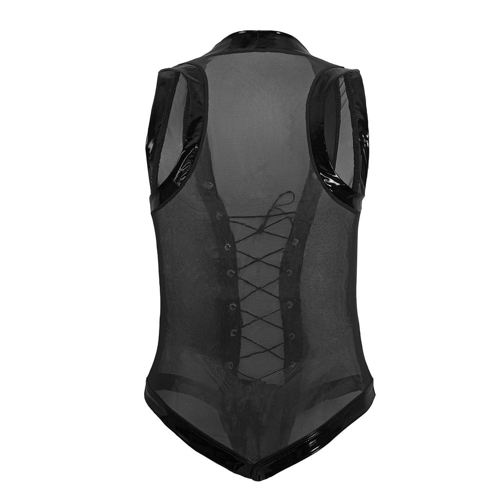 CandyMan Gladiator Bodysuit - Black