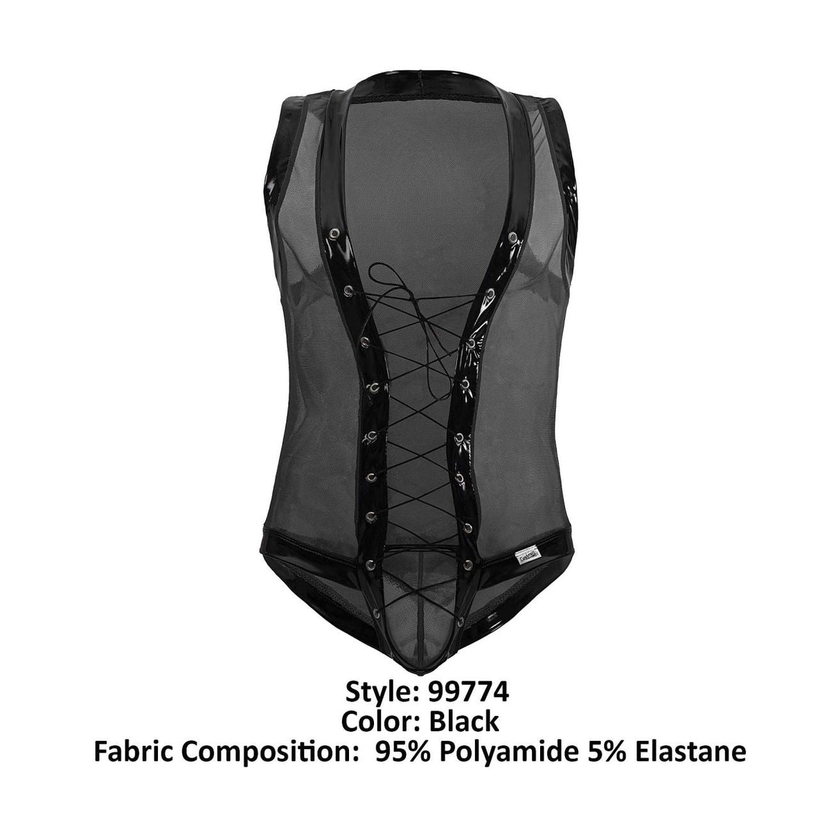 CandyMan Gladiator Bodysuit - Black