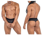 CandyMan Protuder Thongs - Black