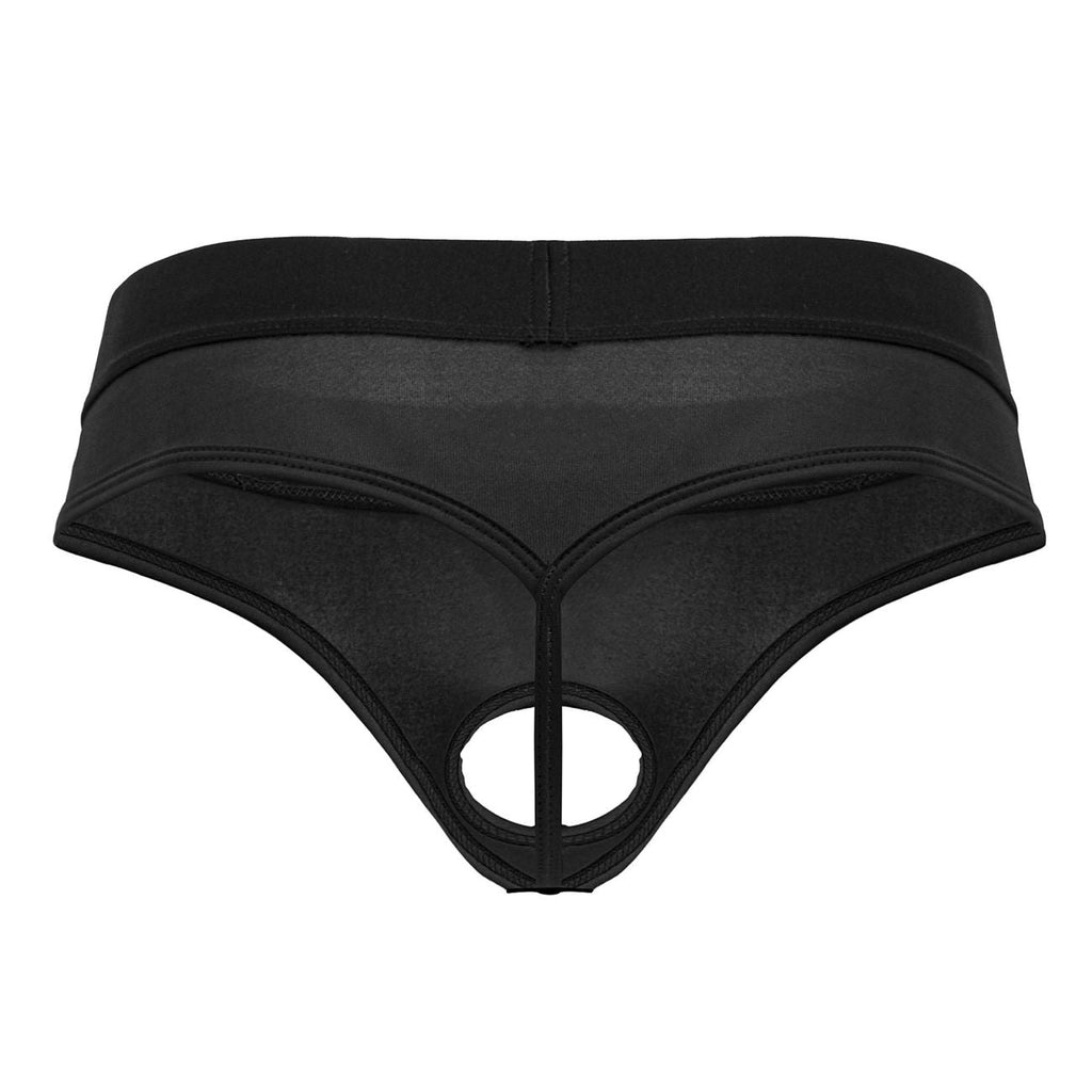 CandyMan Protuder Thongs - Black