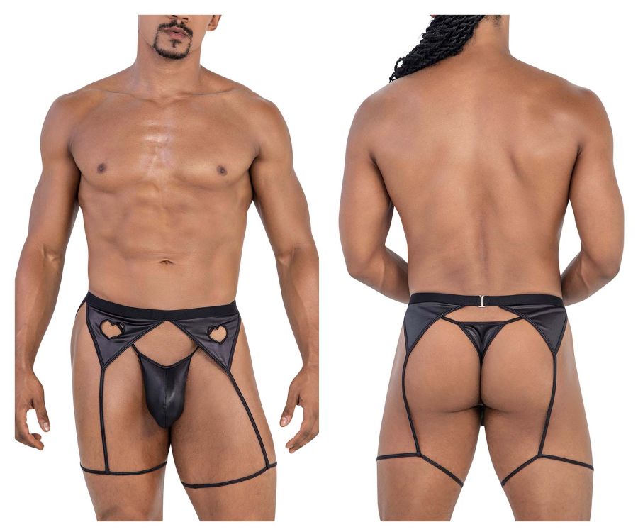 CandyMan Garter Outfit - Black