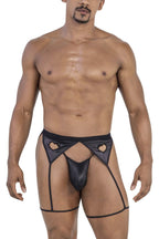 CandyMan Garter Outfit - Black
