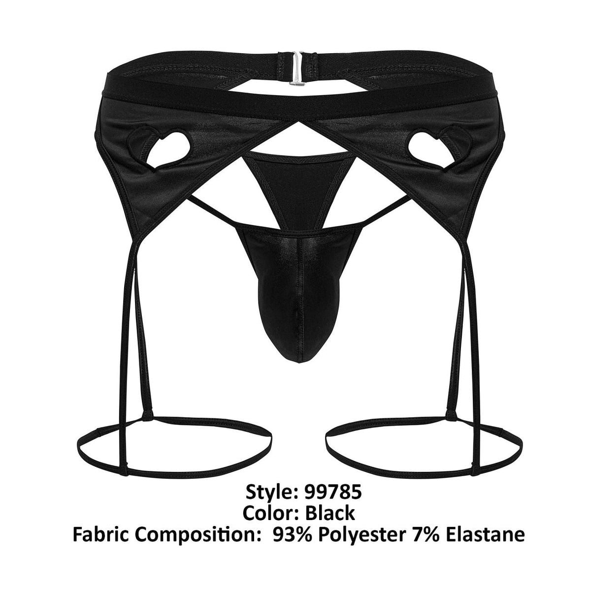 CandyMan Garter Outfit - Black
