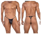 CandyMan Heart Thongs - Black