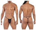 CandyMan Mesh G-String Thongs - Black