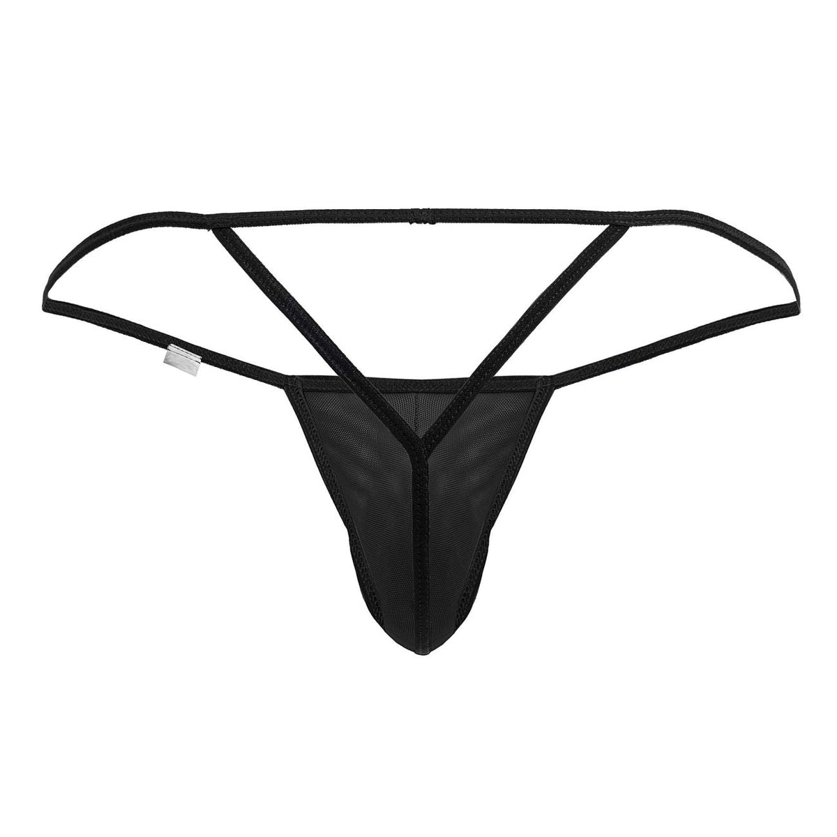 CandyMan Mesh G-String Thongs - Black