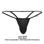 CandyMan Mesh G-String Thongs - Black