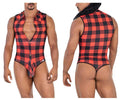 CandyMan Lumberjack Bodysuit - Red