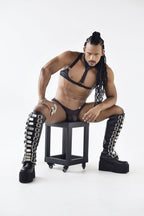 CandyMan Mesh Harness - Black