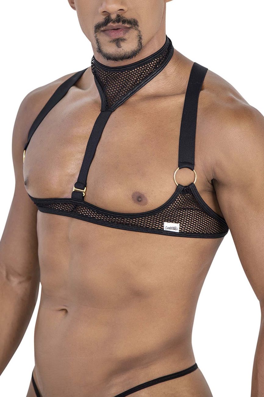 CandyMan Mesh Harness - Black