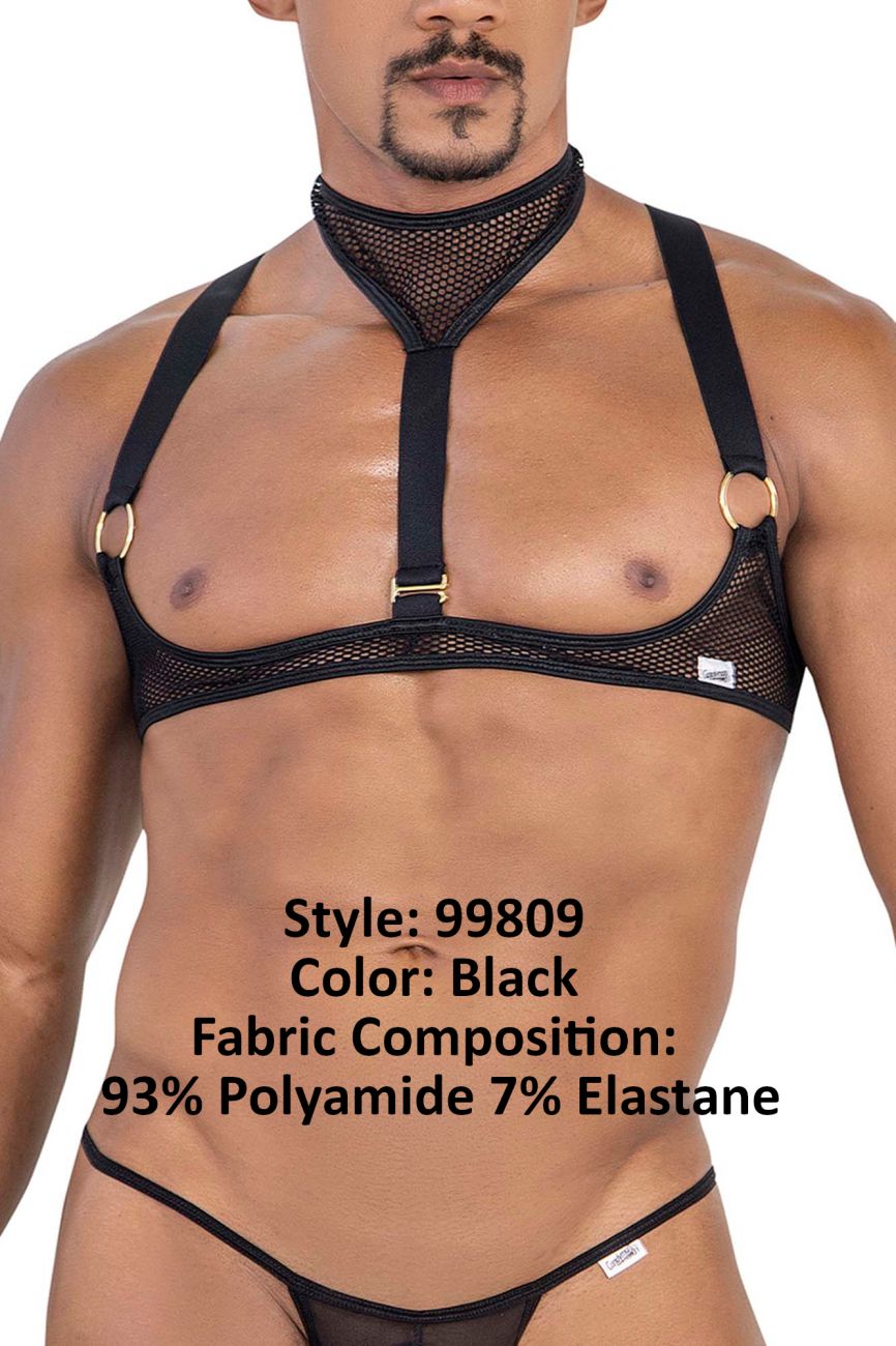 CandyMan Mesh Harness - Black