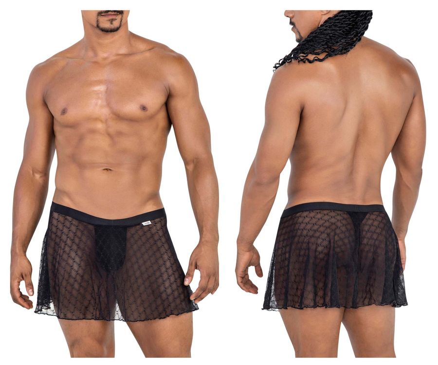CandyMan Mesh Skirt - Black