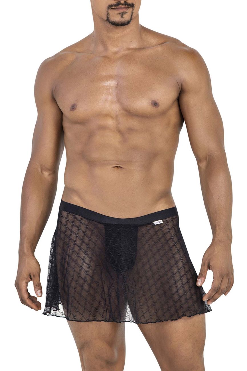 CandyMan Mesh Skirt - Black