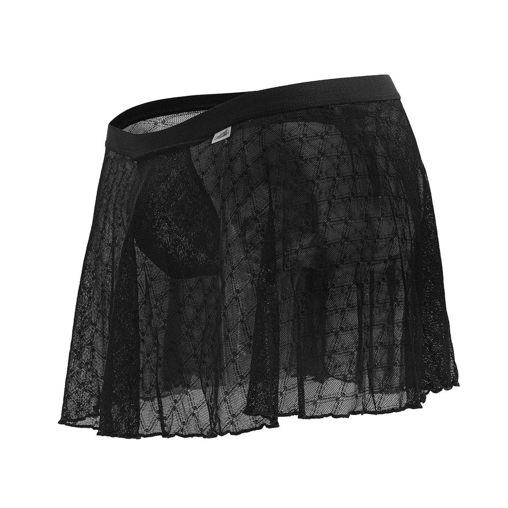 CandyMan Mesh Skirt - Black