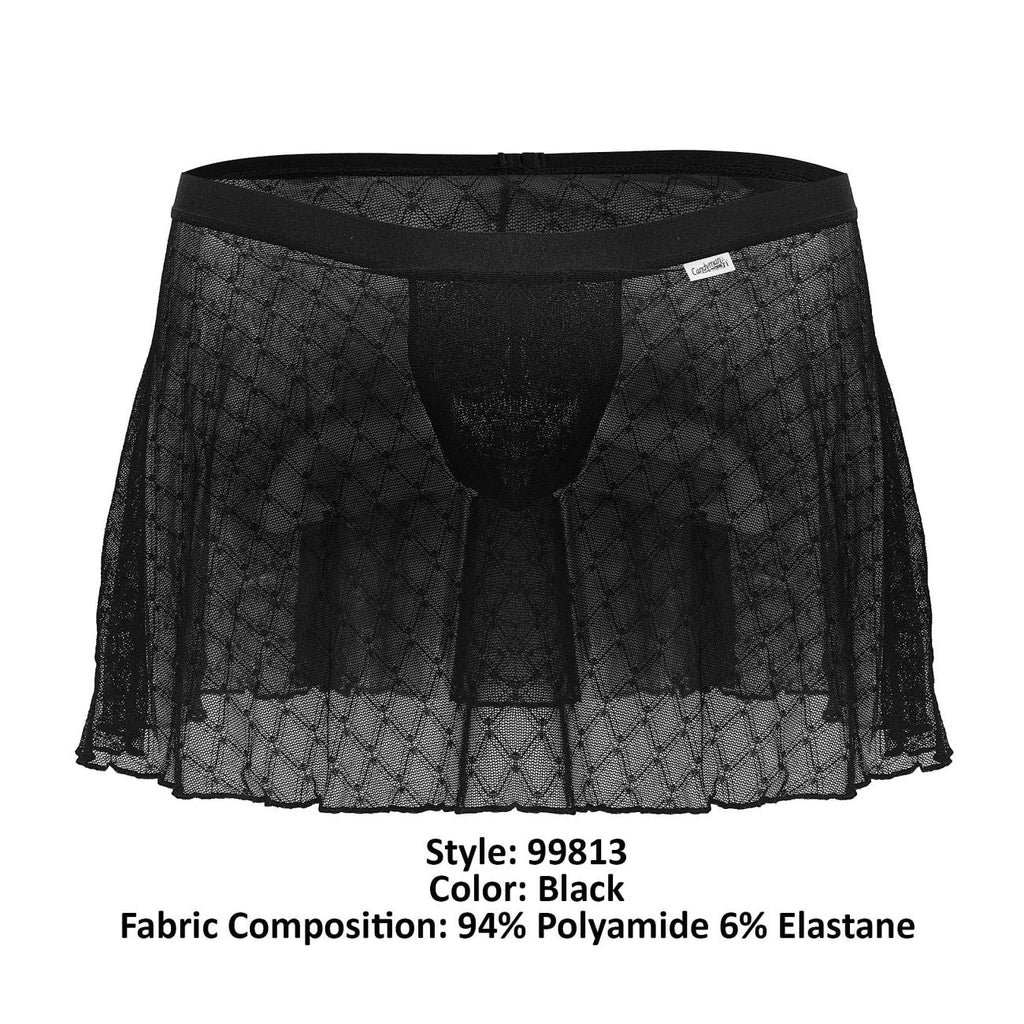 CandyMan Mesh Skirt - Black