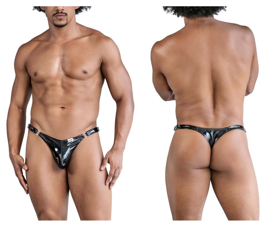 CandyMan Dom Thongs - Gloss Black
