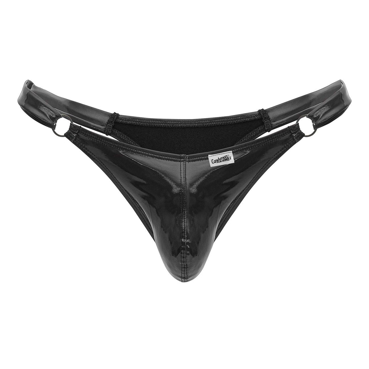 CandyMan Dom Thongs - Gloss Black