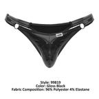 CandyMan Dom Thongs - Gloss Black