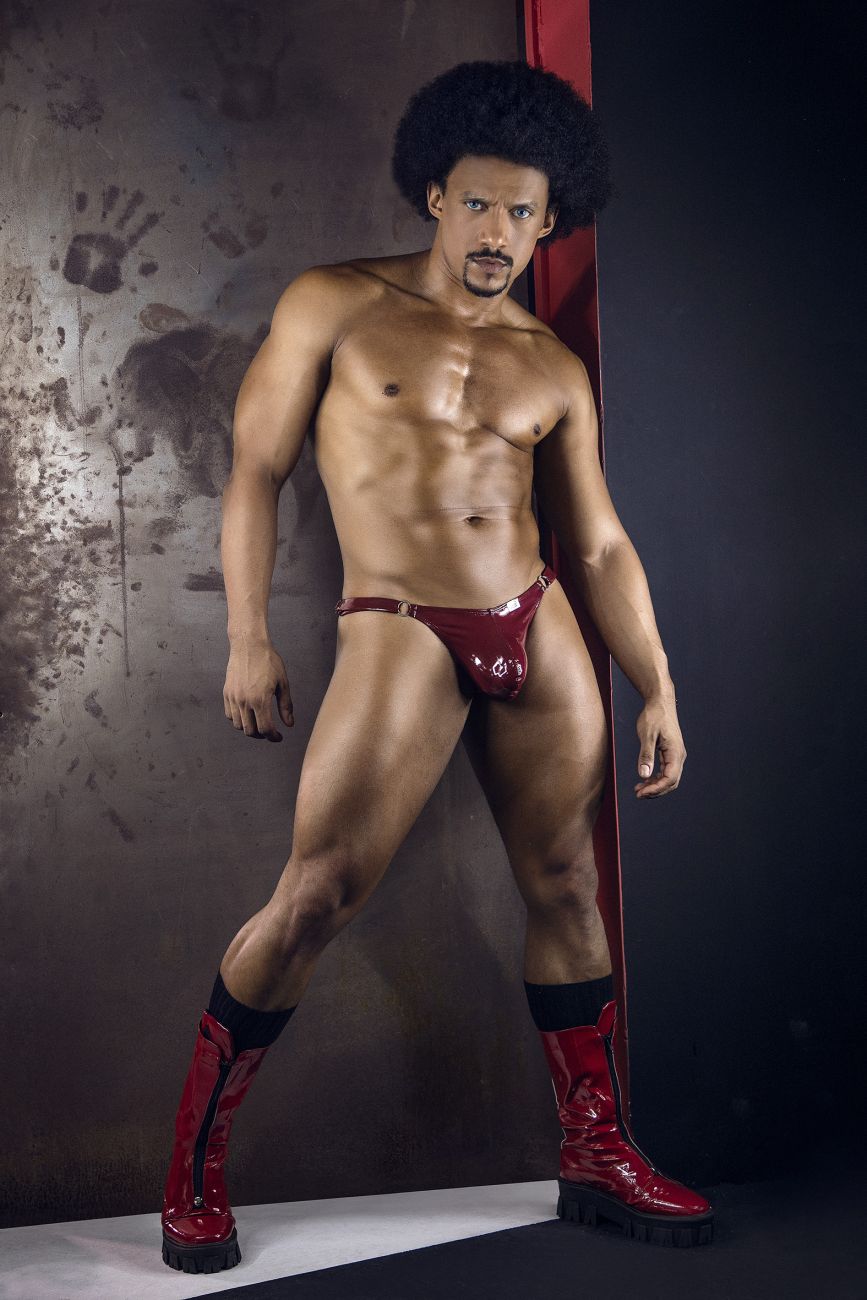 CandyMan Dom Thongs - Gloss Wine