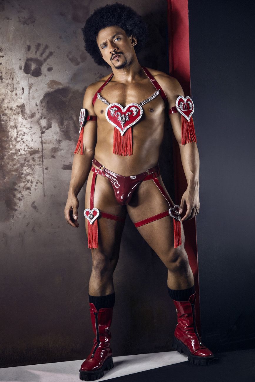 CandyMan Dom Thongs - Gloss Wine