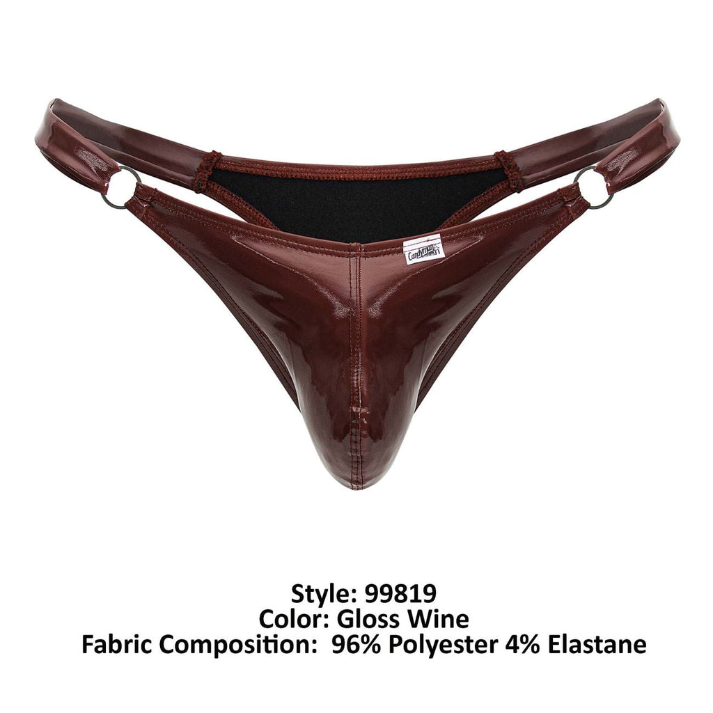 CandyMan Dom Thongs - Gloss Wine