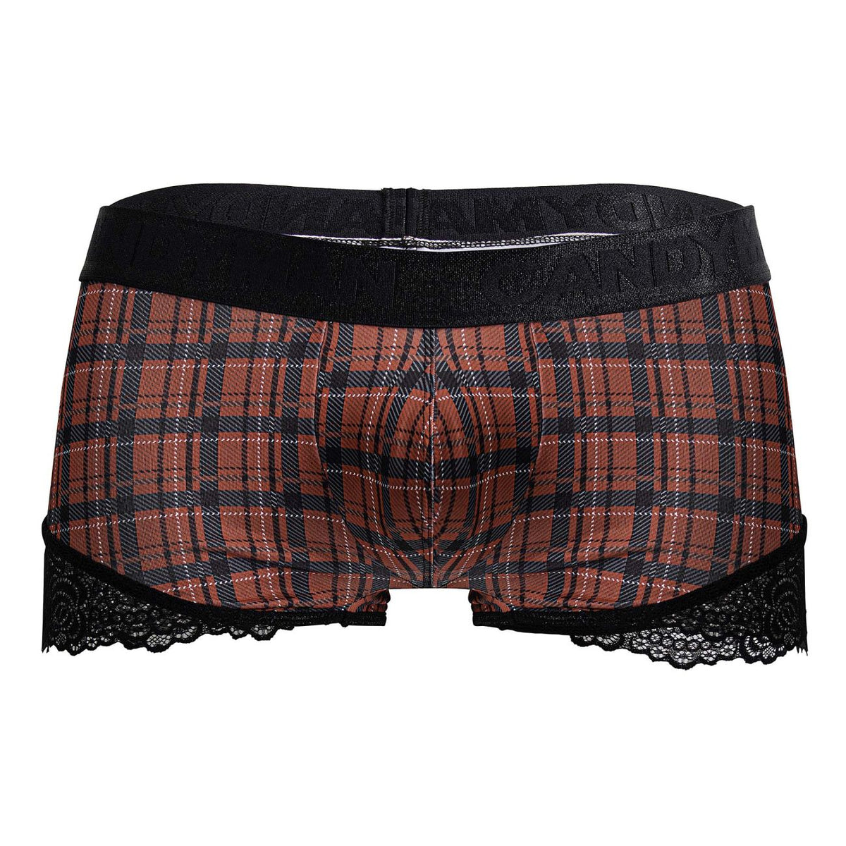 CandyMan Back to School Trunks - Red Plaid