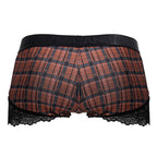 CandyMan Back to School Trunks - Red Plaid
