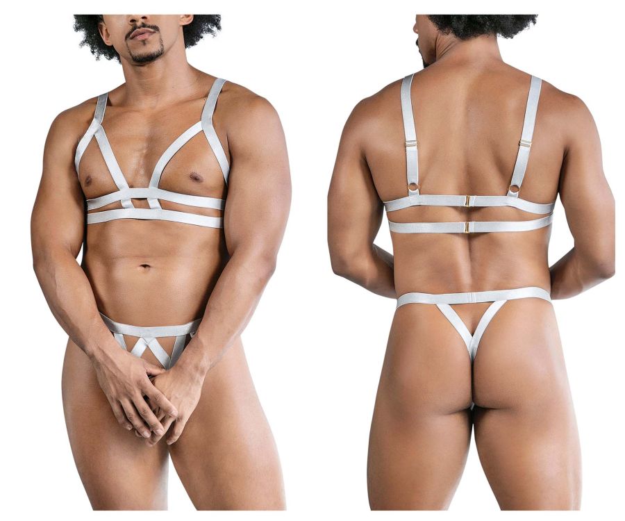 CandyMan Two Piece Outfit - Gray