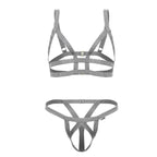 CandyMan Two Piece Outfit - Gray