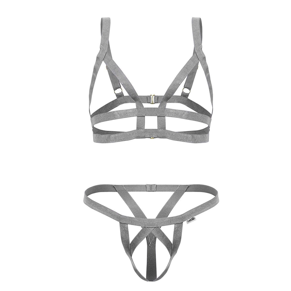 CandyMan Two Piece Outfit - Gray