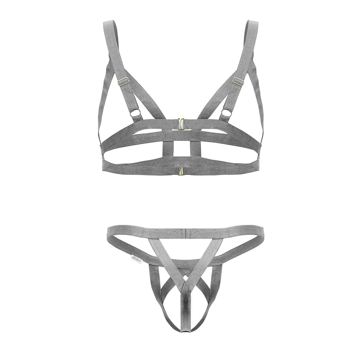 CandyMan Two Piece Outfit - Gray