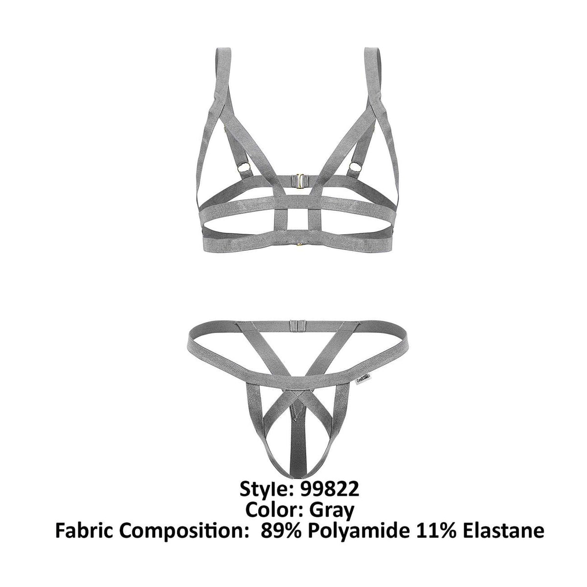 CandyMan Two Piece Outfit - Gray