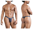 CandyMan Lace Thongs - Blue
